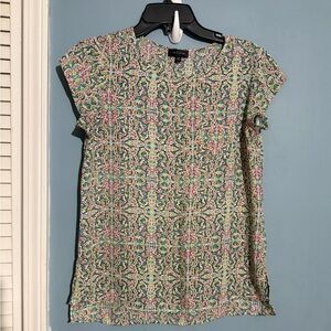 The Limited Colorful Patterned Blouse